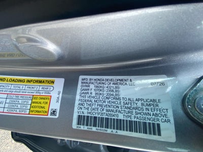2026 Honda Accord LX