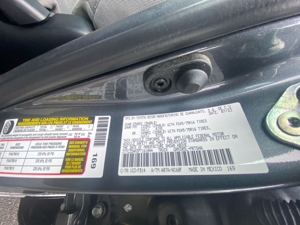 2023 Toyota Tacoma SR V6