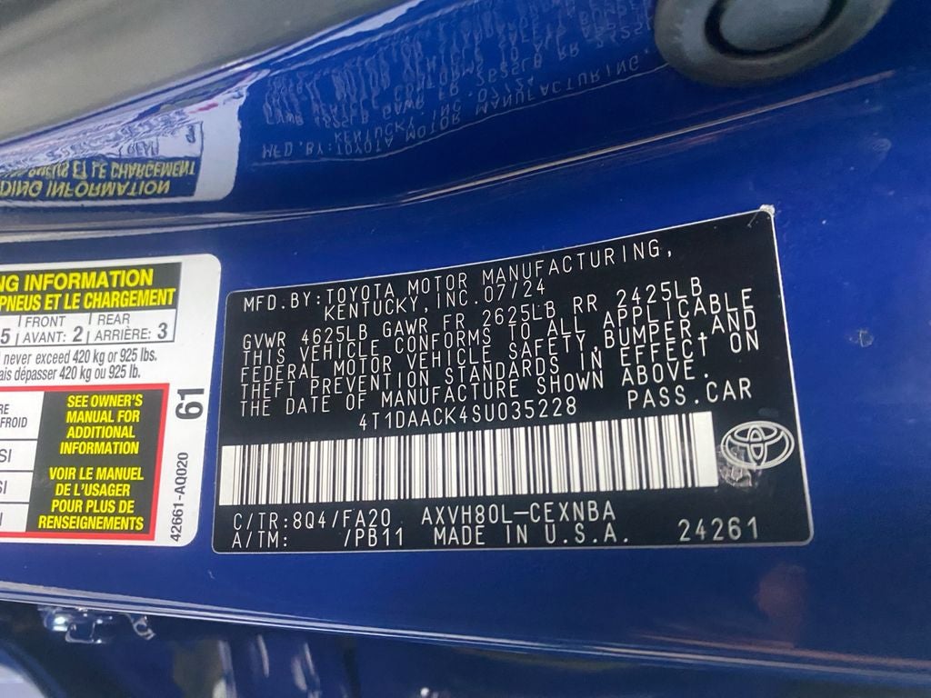 2025 Toyota CAMRY LE