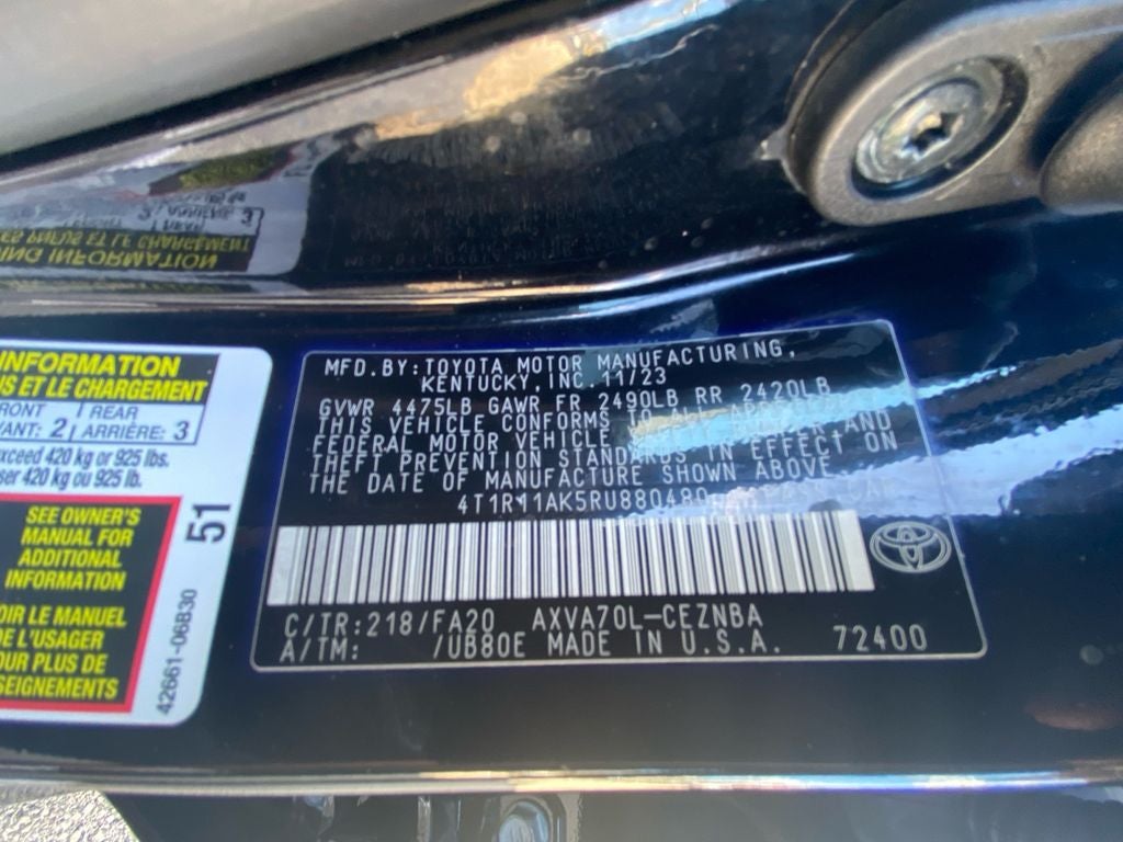 2024 Toyota CAMRY LE