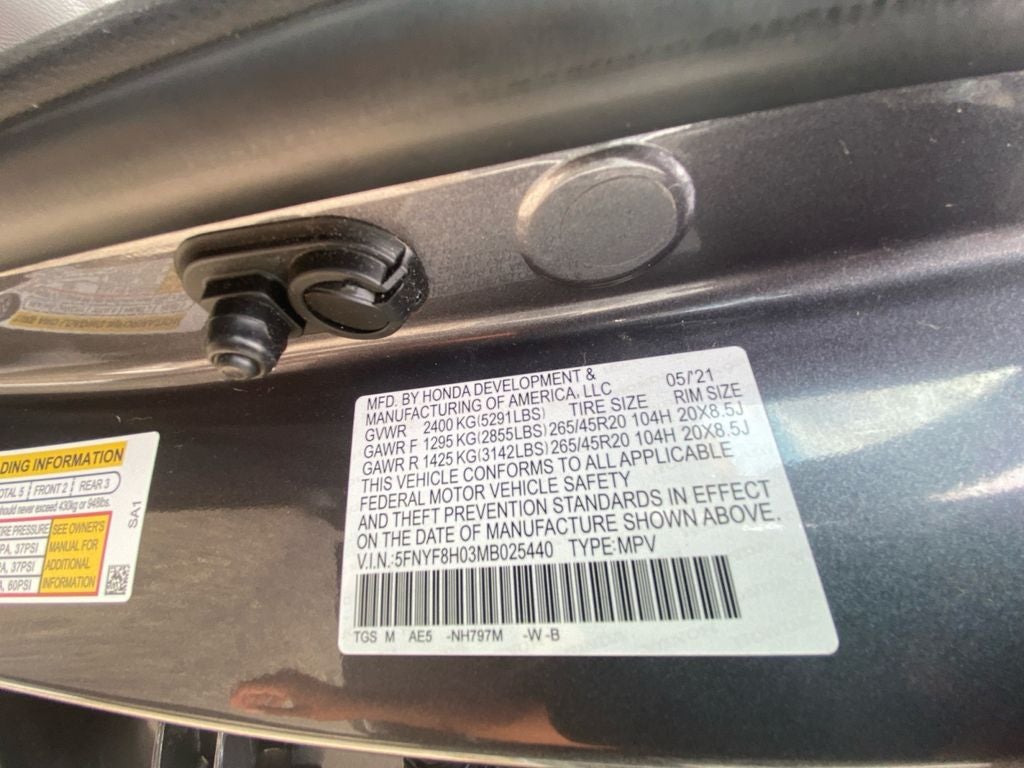 2021 Honda Passport Elite