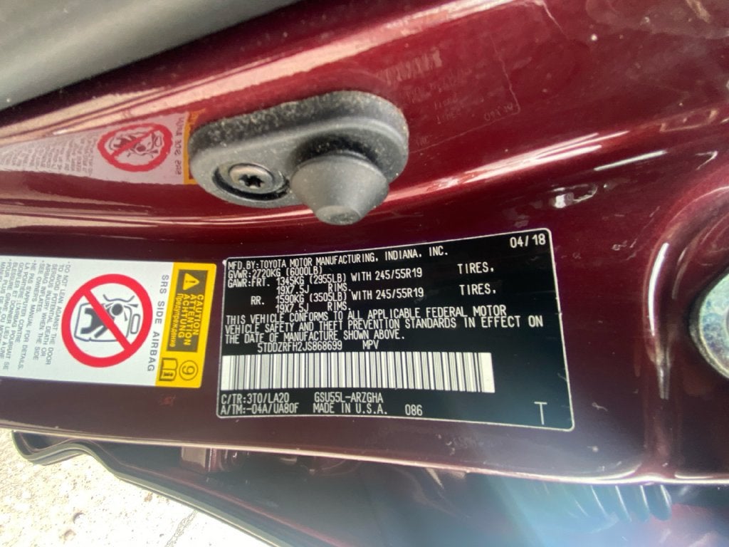 2018 Toyota Highlander Limited