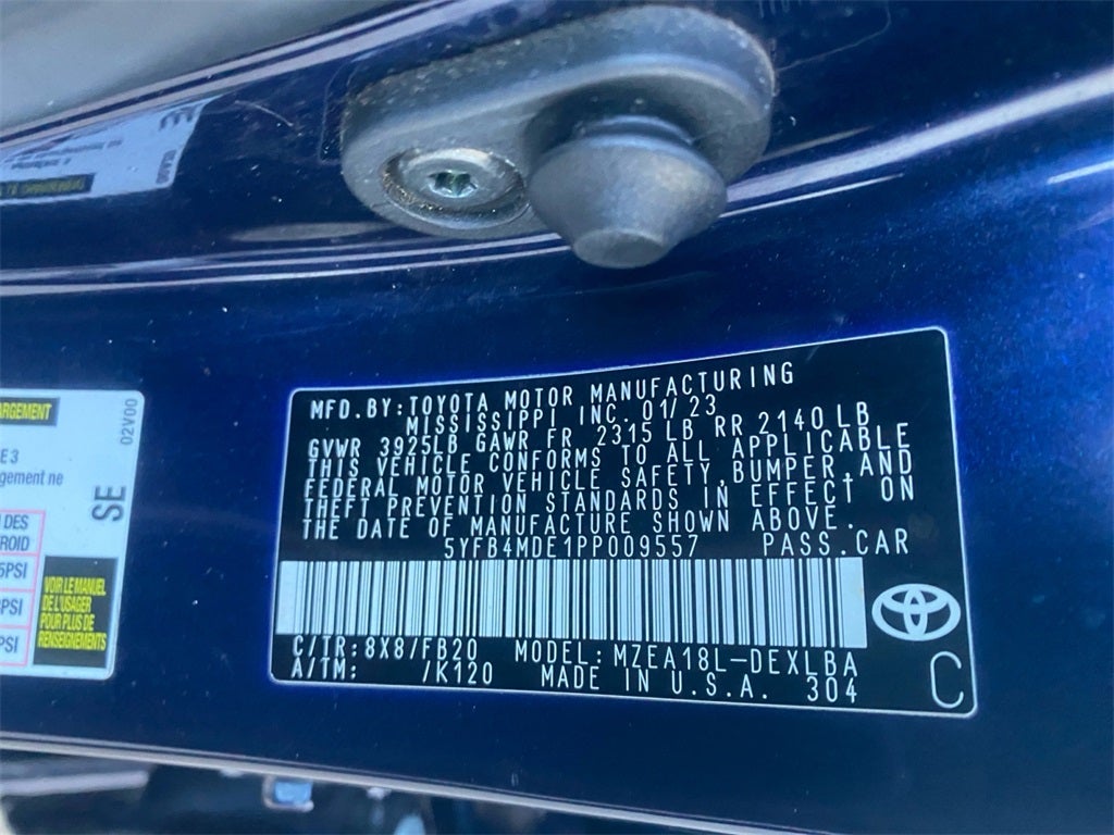 2023 Toyota COROLLA LE