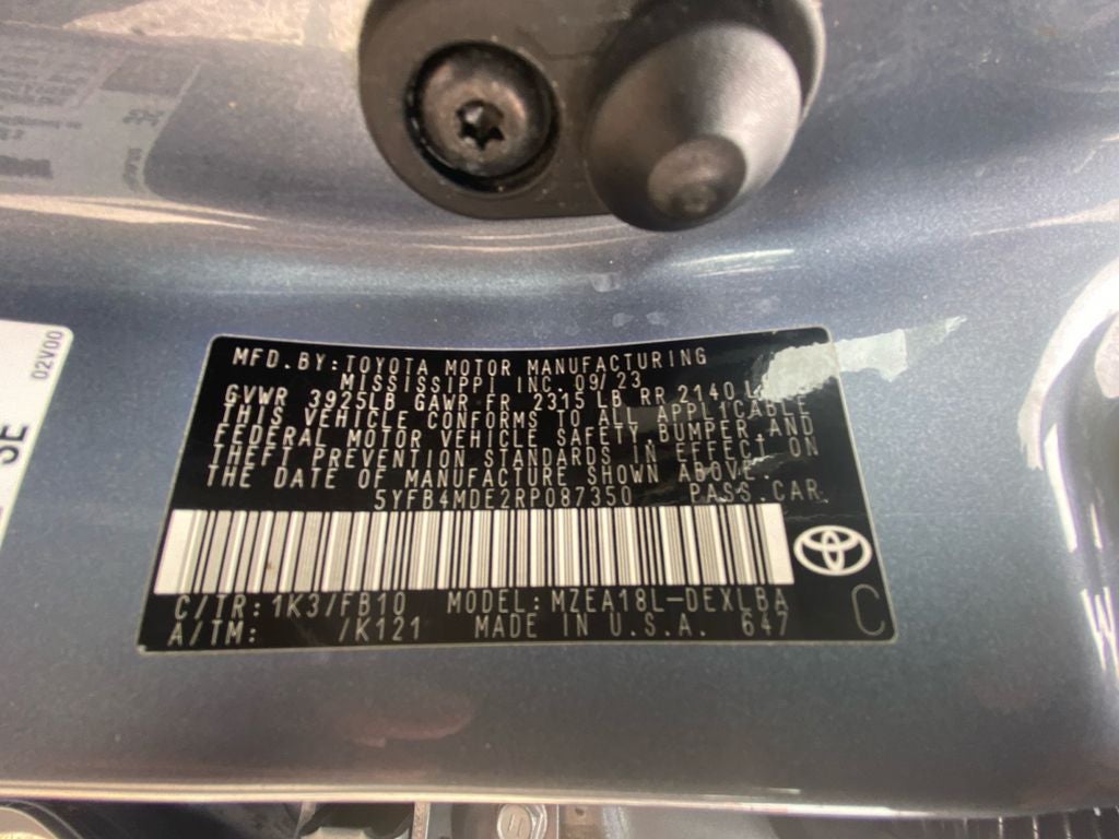 2024 Toyota COROLLA LE