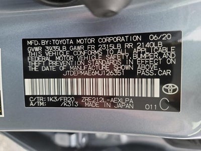 2021 Toyota Corolla LE