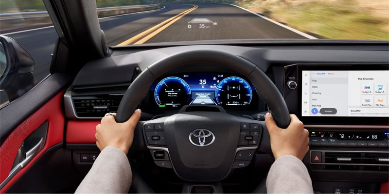 2026 Toyota Camry XSE Steering Wheel and Dashboard.