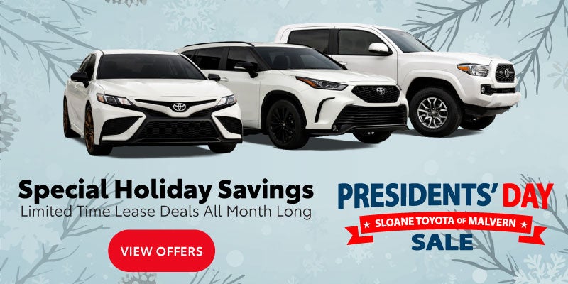 See Sloane Toyota of Malvern's Lease Offers.
