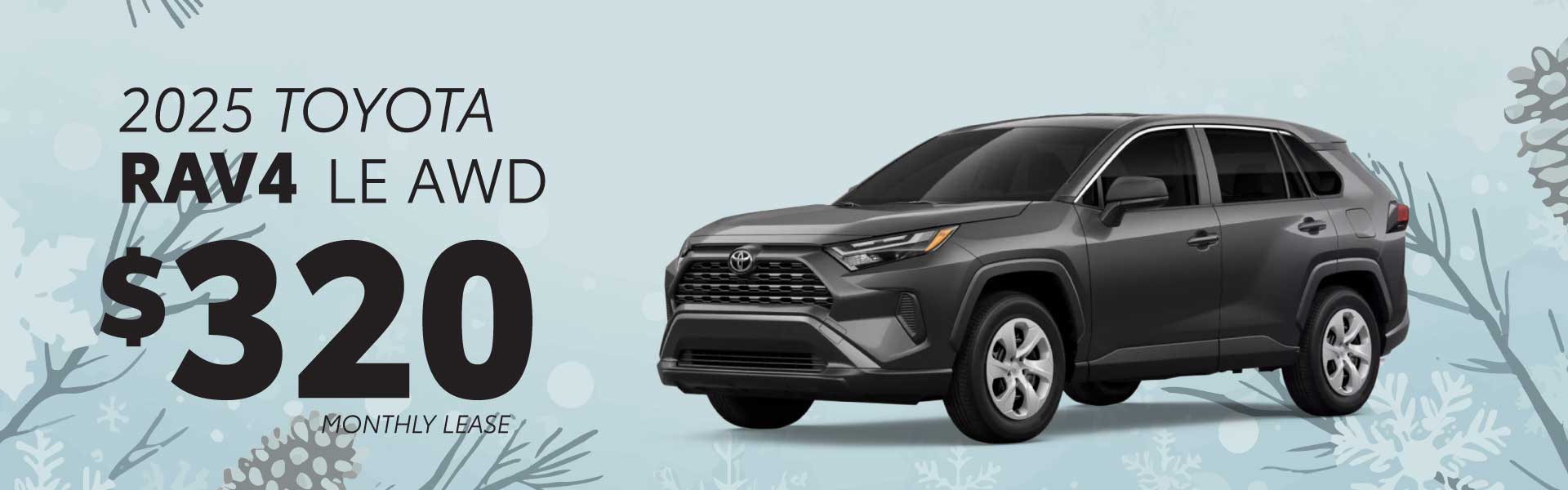 2025 Toyota RAV4 Lease Deal