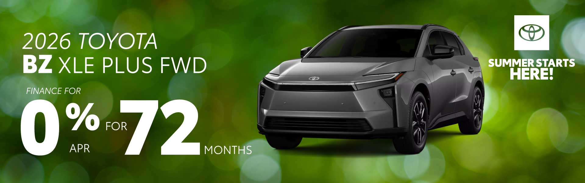 Finance the 2026 Toyota bZ