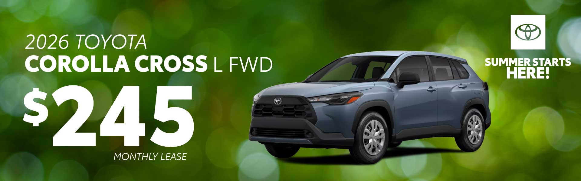 2026 Toyota Corolla Cross Lease Deal
