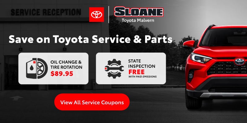 Save on Toyota Service and Parts.