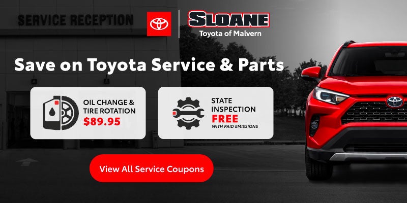 Save on Toyota Service and Parts.